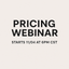 Pricing Webinar