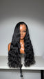 Premium Virgin Wig | Jet Black Color Custom