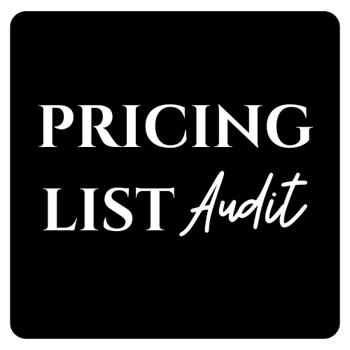 Pricing List Audit