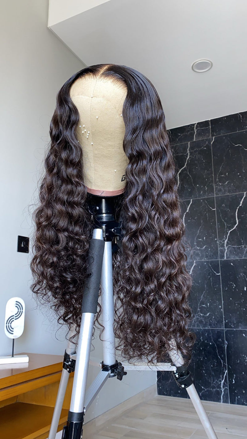 SEA Raw - Thin HD/Swiss Closure/Frontal (Rare Curly)