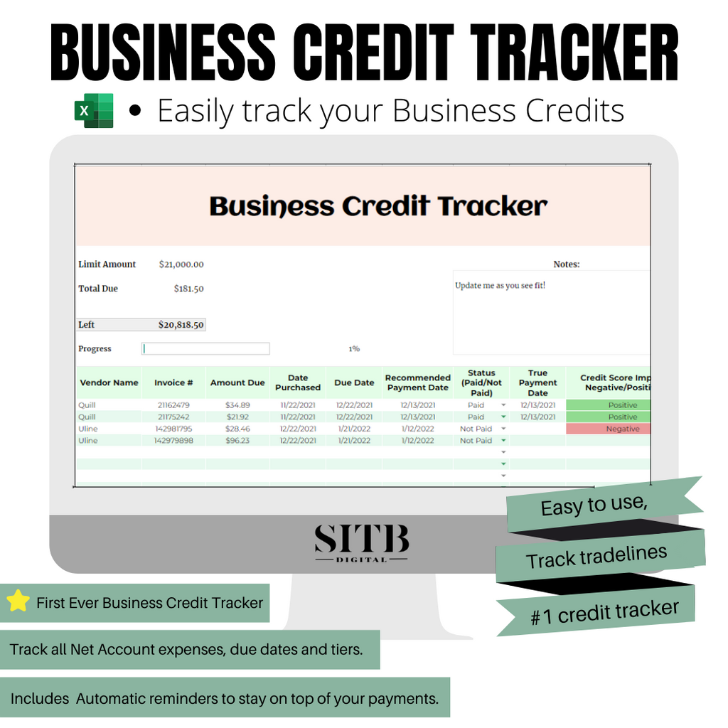 Business Credit Tracker

