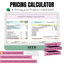 Pricing Calculator - Single Item (Processed Raw Materials)